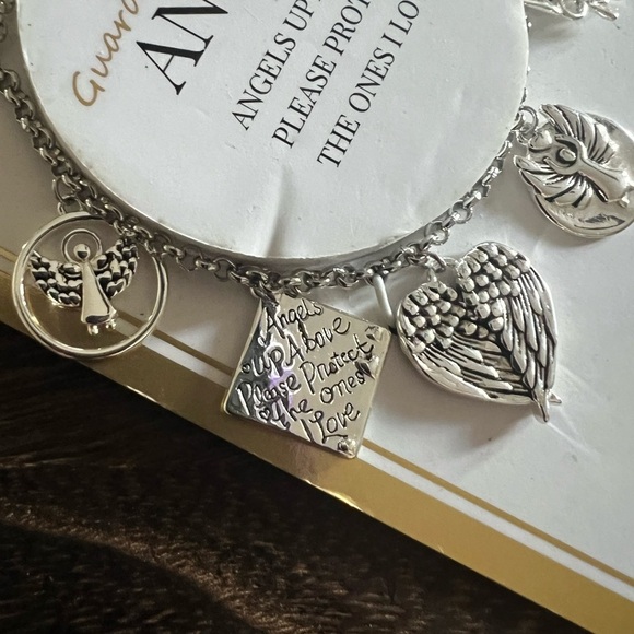 FootNotes Guardian Angel Chain Link Bracelet D12 - Picture 3 of 4